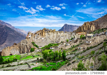 Dhankar Gompa. India. Spiti Valley Dhankar Gompa. India. Spiti Valley 17989660
