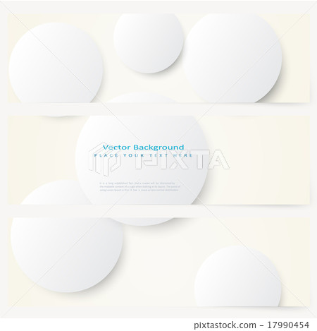 Set of abstract template banner Set of abstract template banner 17990454