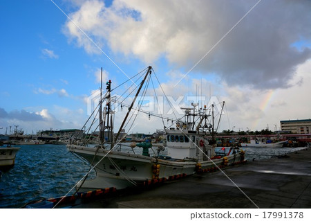 Fishing port just after heavy weather (1) 17991378