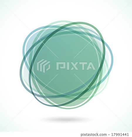 Abstract circle frame 17991441