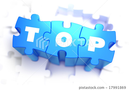 Top - White Word on Blue Puzzles. 17991869
