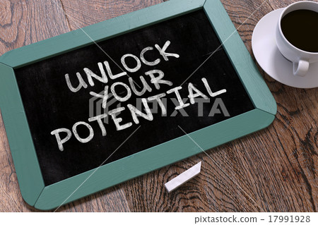 Hand Drawn Unlock Your Potential Concept on 17991928
