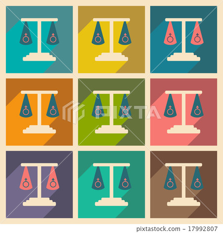 Flat with shadow concept and mobile application Flat with shadow concept and mobile application 17992807