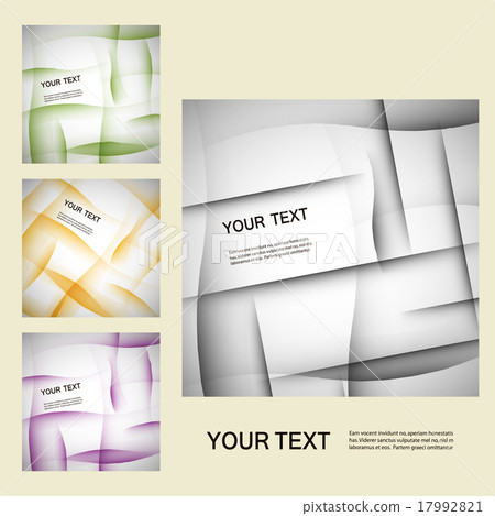 Set of vector abstract line background EPS10 Set of vector abstract line background EPS10 17992821