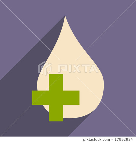 Flat with shadow icon and mobile application drop Flat with shadow icon and mobile application drop 17992954