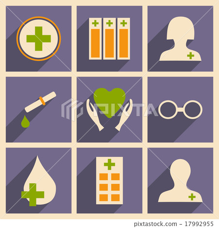 Flat with shadow concept and mobile application 17992955