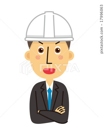 A helmet male in a suit 17996863