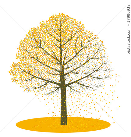 秋天樹死葉子 秋天樹死葉子 17996938