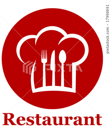red restaurant icon red restaurant icon 17998691
