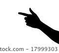 Finger pointing 17999303