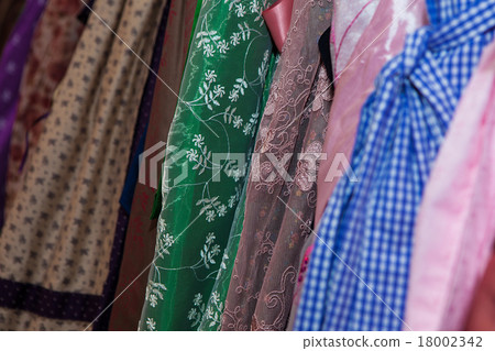 Traditional Bavarian dress in shop prepared  18002342