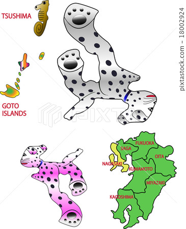 地圖動物九州長崎犬(達爾馬提亞狗) 地圖動物九州長崎犬(達爾馬提亞狗) 18002924