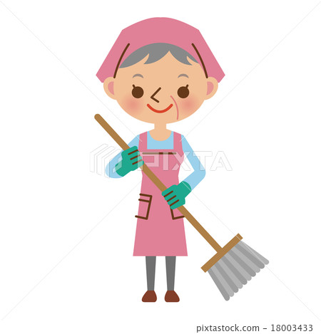 高級女性工作形象(清潔人員) 高級女性工作形象(清潔人員) 18003433