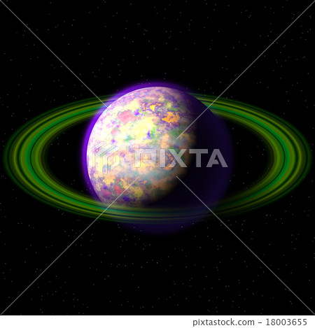 Abstract planet generated texture background 18003655