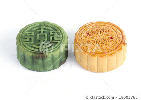 Moon cake green tea and durian filling  18003763