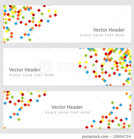 Abstract template horizontal banner Abstract template horizontal banner 18004724