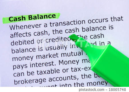 Cash Balance Cash Balance 18005748