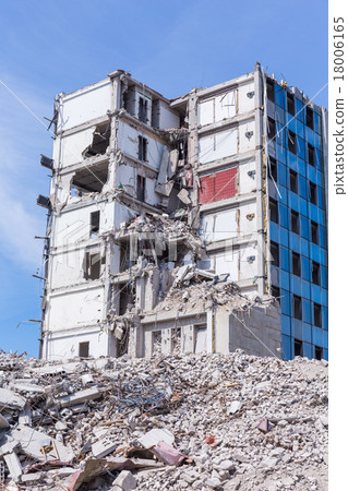 Demolished house before reconstruction Demolished house before reconstruction 18006165