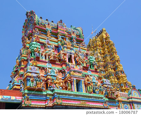 roof of Hindu temple 18006787