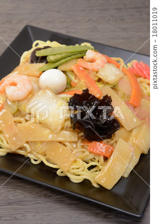Delicious antekiyaki soba 18011019
