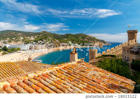 Tossa de Mar. View of the city from above. Tossa de Mar. View of the city from above. 18013122