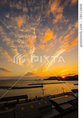 Sunset in Murotsu 18013808