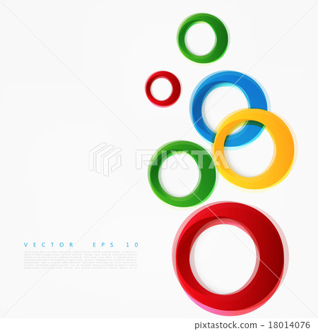 Vector colorful circle.  18014076