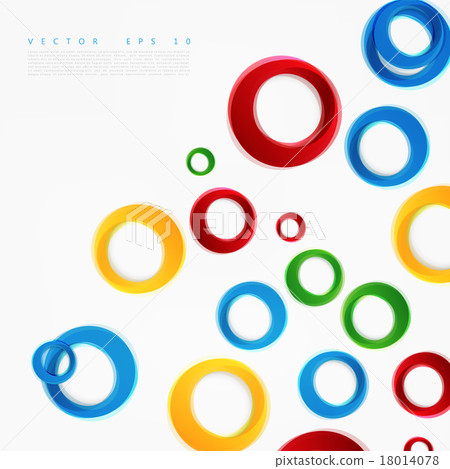 Vector colorful circle.  18014078