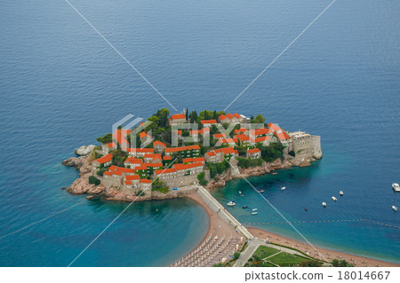 Sveti Stefan island in Budva, Montenegro Sveti Stefan island in Budva, Montenegro 18014667