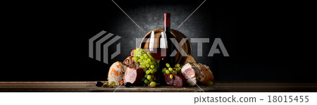Composition with wine and food Composition with wine and food 18015455
