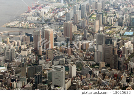 Aerial view of Shibaura Minato-ku, Tokyo Aerial view of Shibaura Minato-ku, Tokyo 18015623