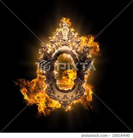 burning metal frame burning metal frame 18016490