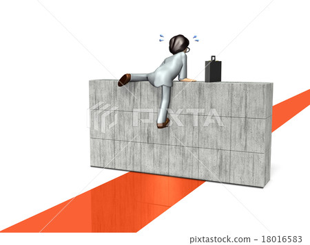 Image of businessmen overcoming pinch 18016583