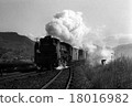Freight train entering the San-in main line sesame 18016982