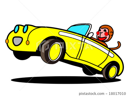 Open car yellow monkey 18017010