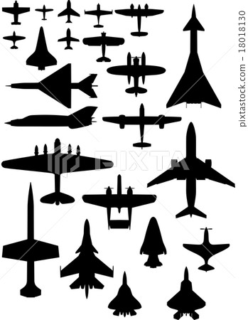 vector airplane icons eps8 vector airplane icons eps8 18018130