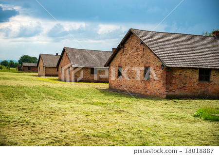 Barracks in former Nazi concentration camp Barracks in former Nazi concentration camp 18018887