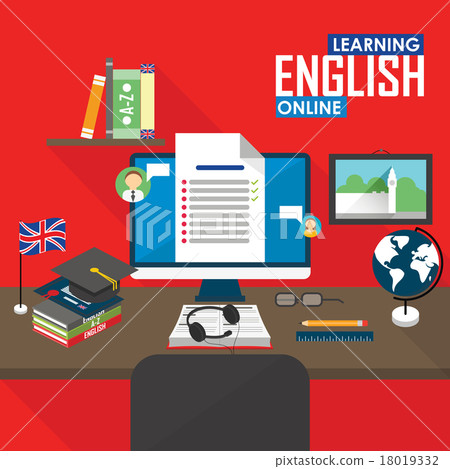 E-learning English language. E-learning English language. 18019332