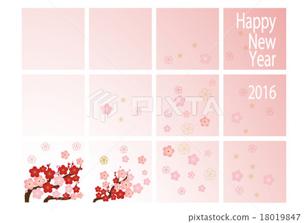 新年卡明信片模板 新年卡明信片模板 18019847