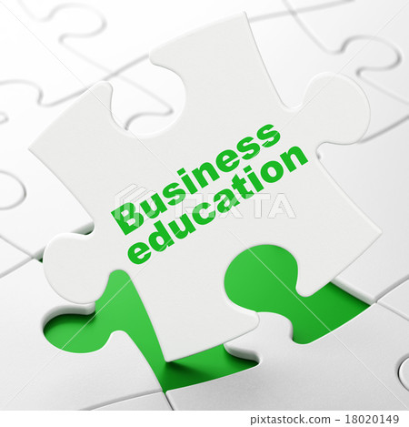 Studying concept: Business Education on puzzle Studying concept: Business Education on puzzle 18020149