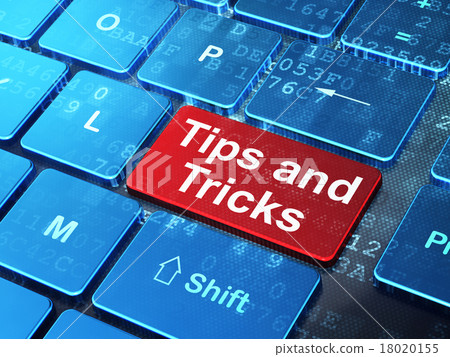 Tips And Studying concept: Tips And Tricks on computer - Stock Illustration ...