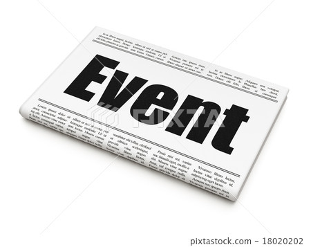 Holiday concept: newspaper headline Event Holiday concept: newspaper headline Event 18020202