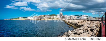 Panorama of Sant Antoni town. Panorama of Sant Antoni town. 18020643