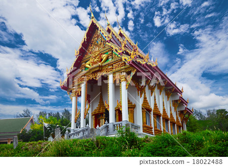 圖庫照片: an old buddhist temple