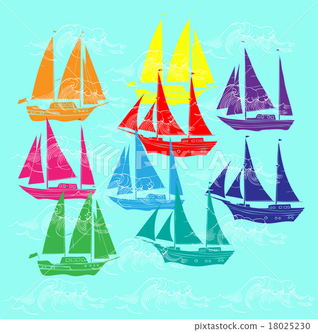 Background with waves 18025230