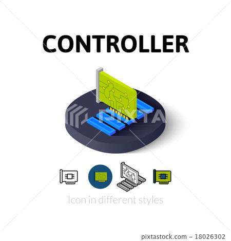 Controller icon in different style Controller icon in different style 18026302