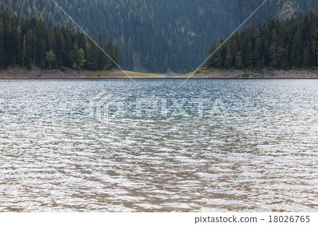 Beautiful mystical Black Lake, Durmitor National 18026765