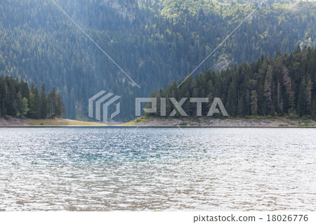 Beautiful mystical Black Lake, Durmitor National 18026776