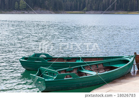 Beautiful mystical Black Lake, Durmitor National 18026783