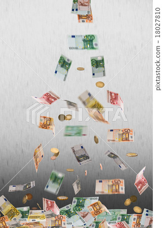 Falling Euro Money Falling Euro Money 18027810